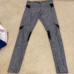 PINK grey and black leggings size XS